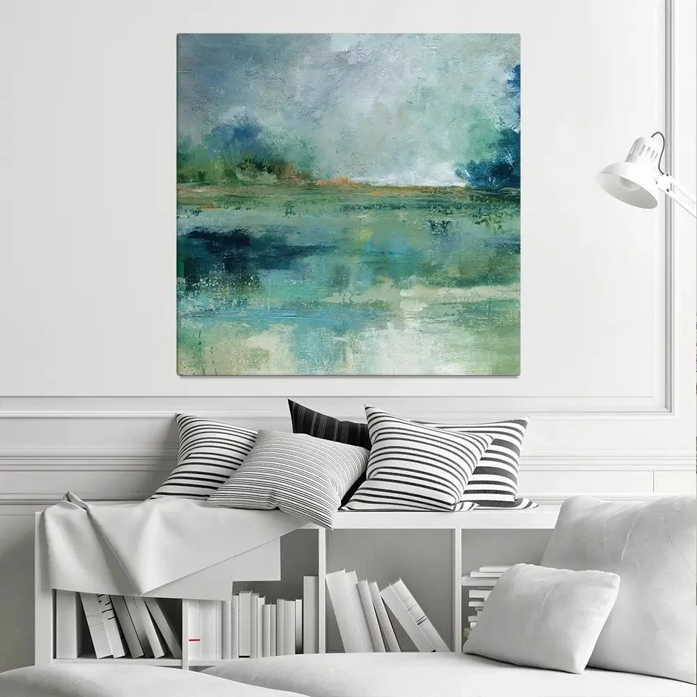 Emerald Isle Square Canvas Print Emerald Isle Square Canvas Print wall art product Carol Robinson