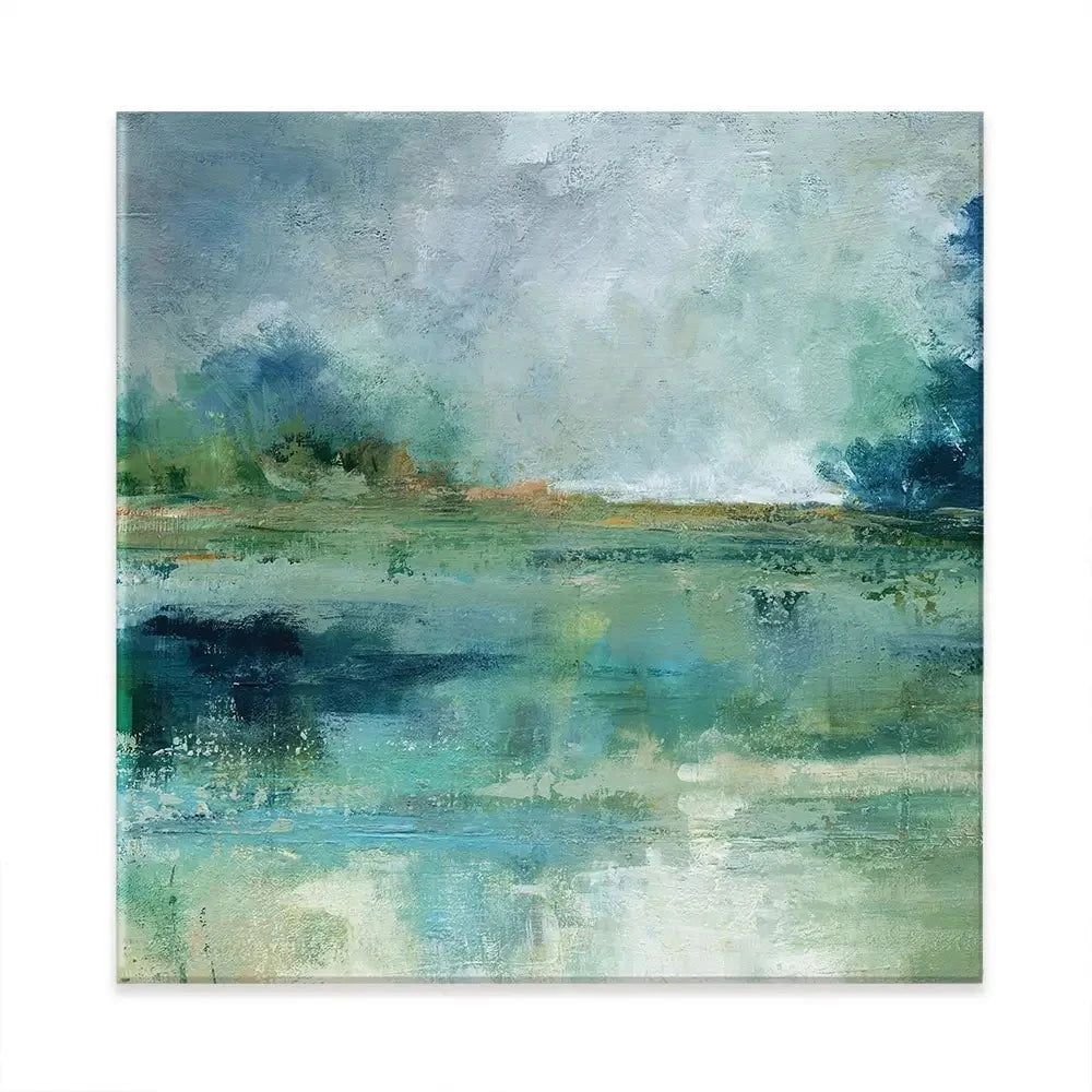 Emerald Isle Square Canvas Print Emerald Isle Square Canvas Print wall art product Carol Robinson