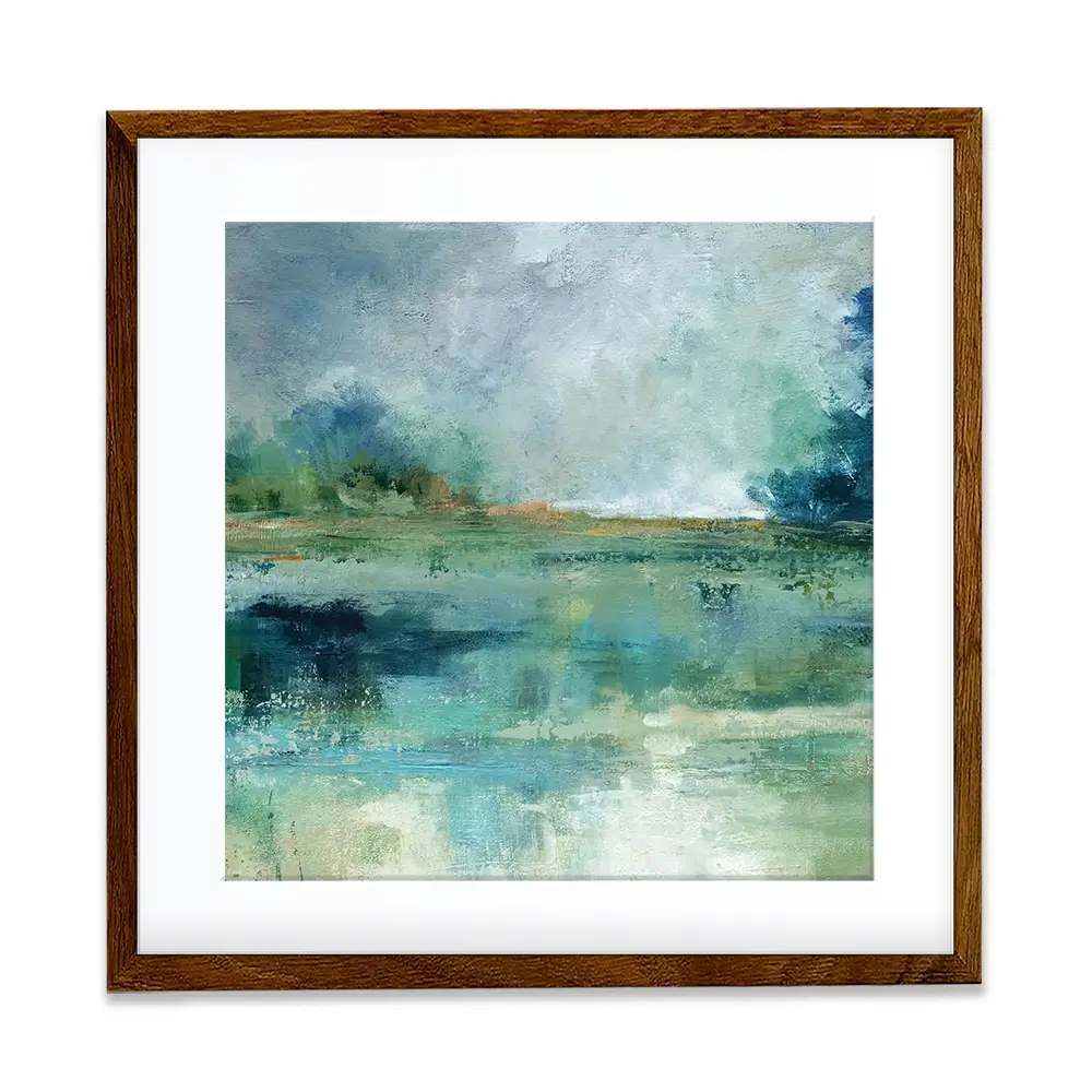 Emerald Isle Square Framed Art Print Emerald Isle Square Framed Art Print wall art product Carol Robinson