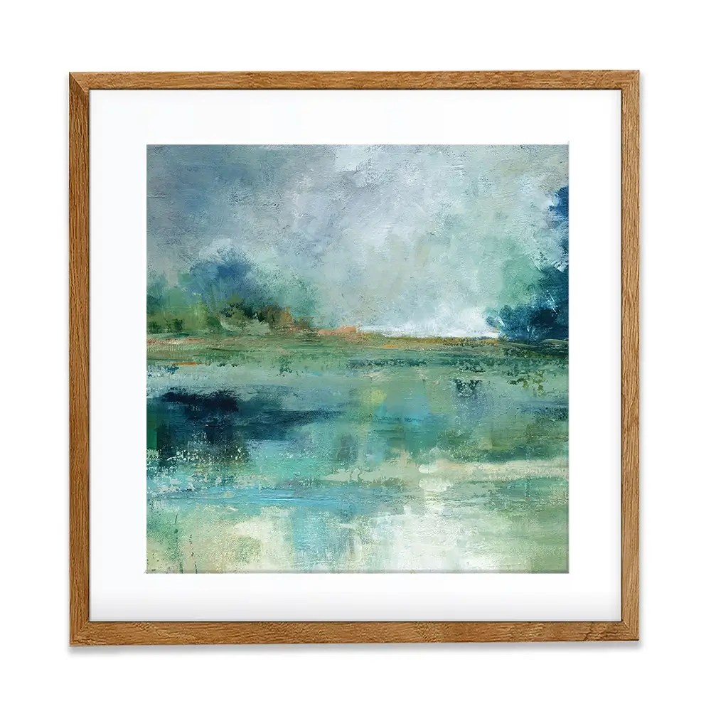 Emerald Isle Square Framed Art Print Emerald Isle Square Framed Art Print wall art product Carol Robinson