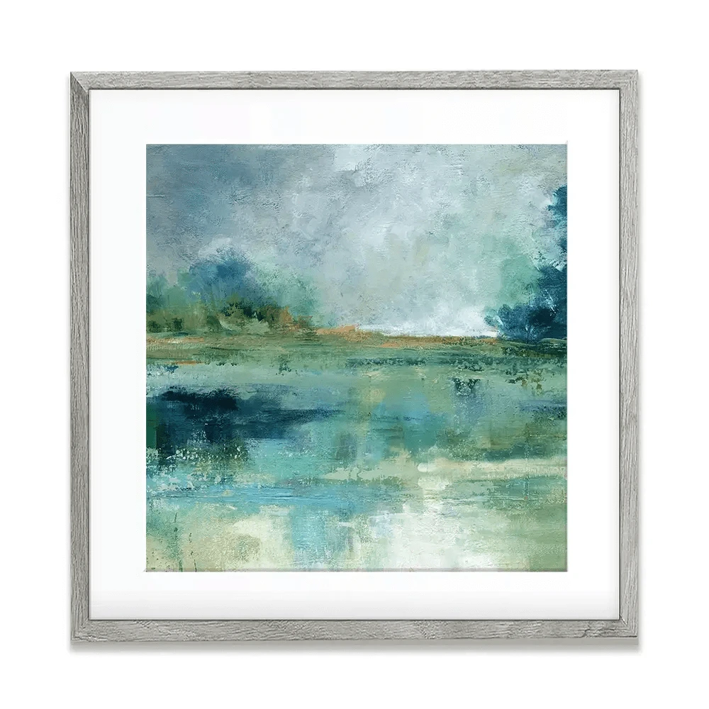 Emerald Isle Square Framed Art Print Emerald Isle Square Framed Art Print wall art product Carol Robinson