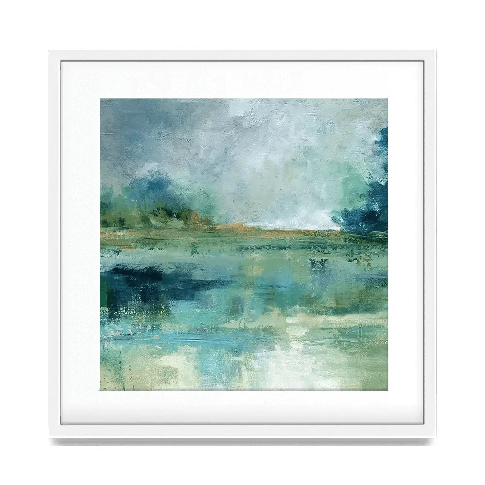 Emerald Isle Square Framed Art Print Emerald Isle Square Framed Art Print wall art product Carol Robinson