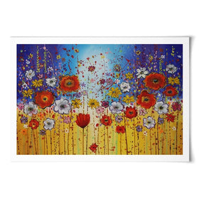 Energy Flowers Art Print Energy Flowers Art Print wall art product Maria Moretti