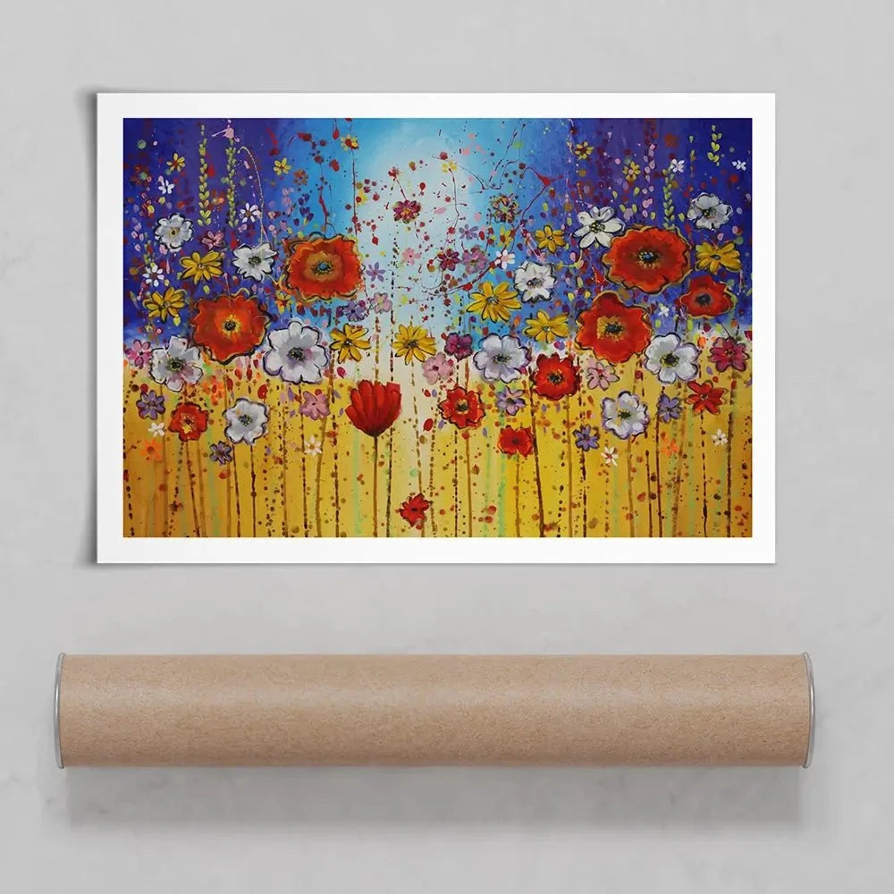 Energy Flowers Art Print Energy Flowers Art Print wall art product Maria Moretti