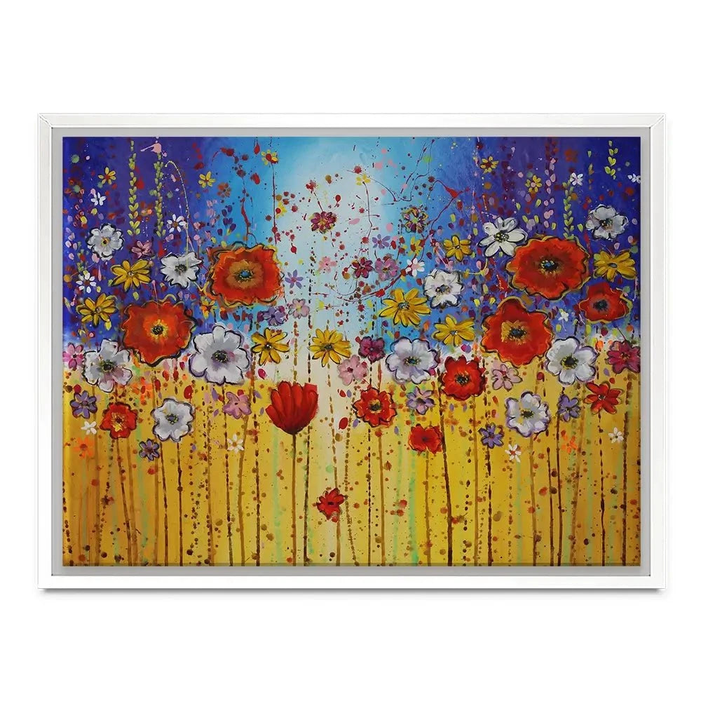Energy Flowers Canvas Print Energy Flowers Canvas Print wall art product Maria Moretti