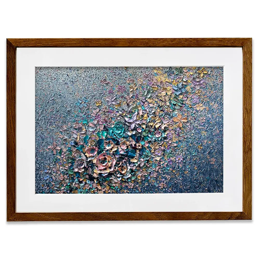 Eternal Bloom Framed Art Print Eternal Bloom Framed Art Print wall art product Nada Khatib