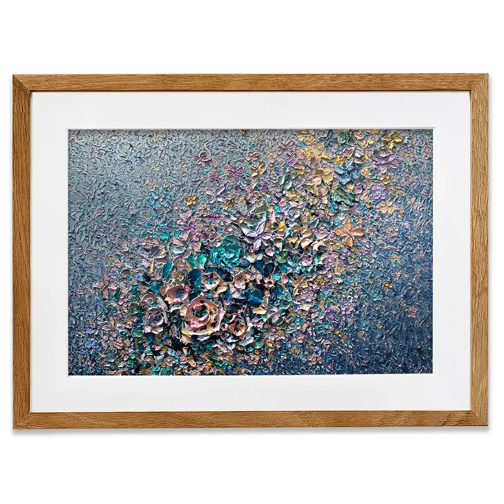 Eternal Bloom Framed Art Print Eternal Bloom Framed Art Print wall art product Nada Khatib