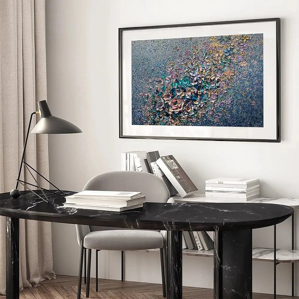 Eternal Bloom Framed Art Print Eternal Bloom Framed Art Print wall art product Nada Khatib