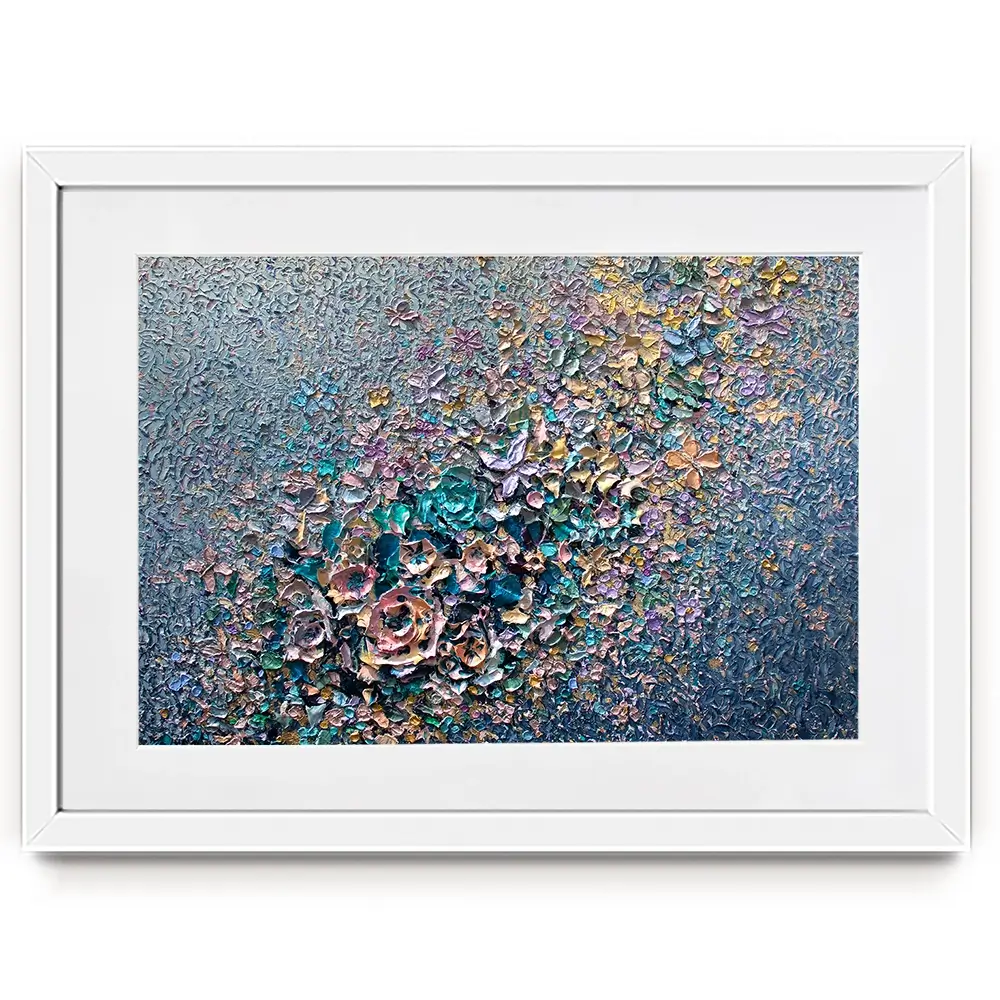 Eternal Bloom Framed Art Print Eternal Bloom Framed Art Print wall art product Nada Khatib
