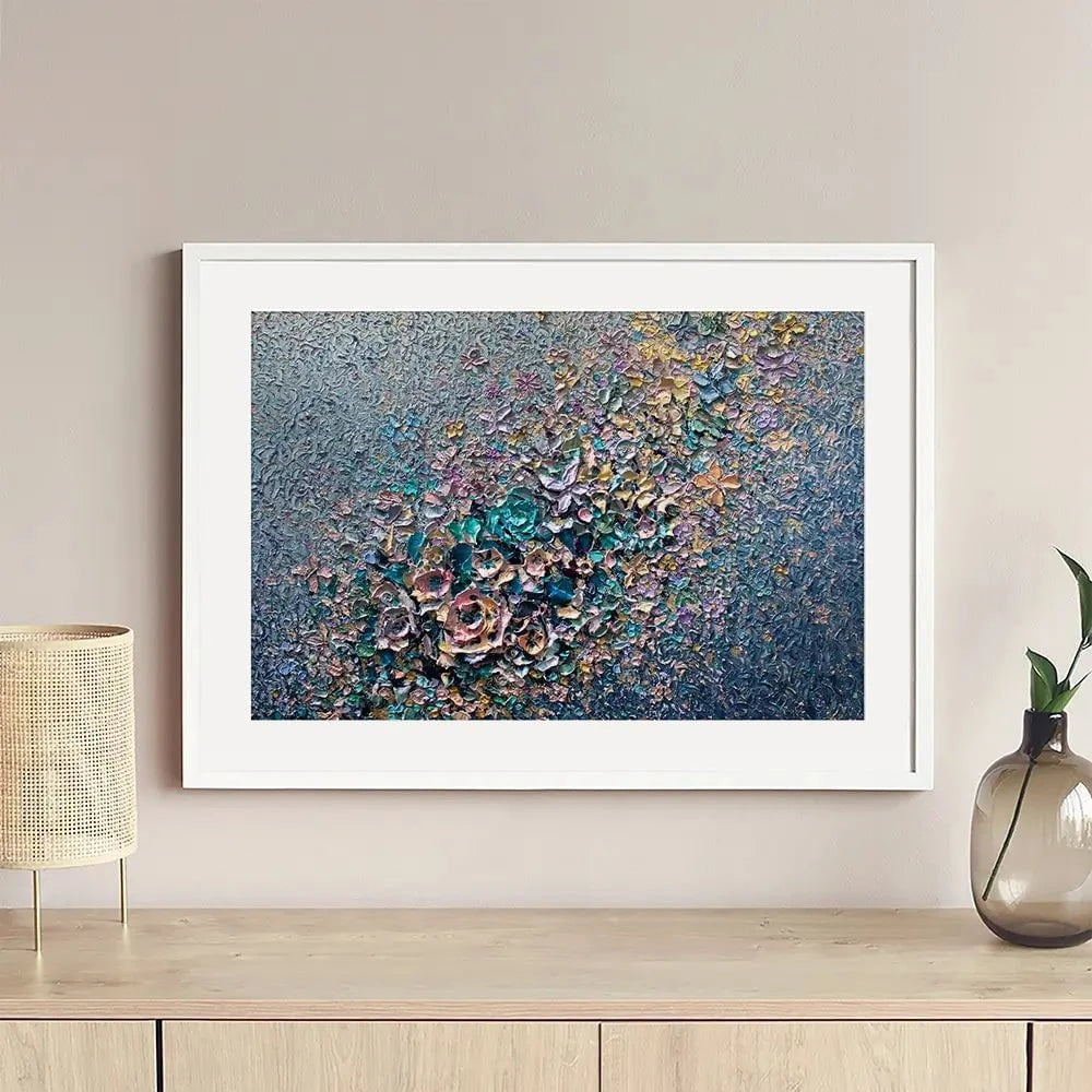 Eternal Bloom Framed Art Print Eternal Bloom Framed Art Print wall art product Nada Khatib