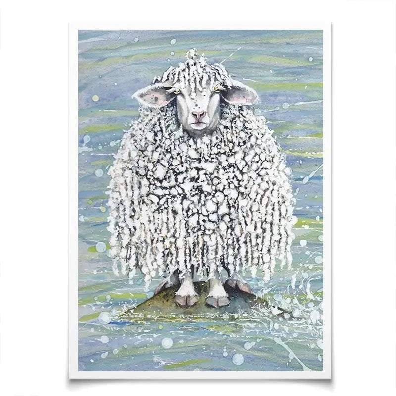 Ethel's Seaside Visit Art Print Ethel's Seaside Visit Art Print wall art product Maggie Vandewalle - Independent