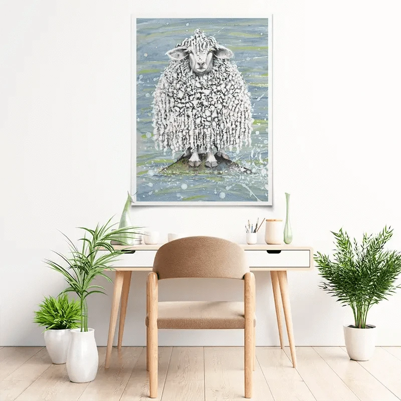 Ethel's Seaside Visit Art Print Ethel's Seaside Visit Art Print wall art product Maggie Vandewalle - Independent