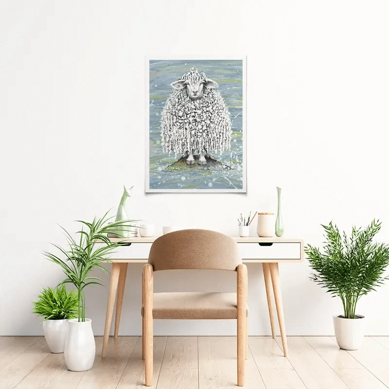Ethel's Seaside Visit Art Print Ethel's Seaside Visit Art Print wall art product Maggie Vandewalle - Independent