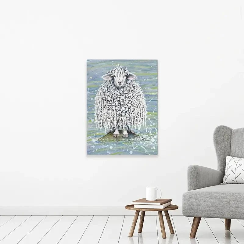 Ethel's Seaside Visit Canvas Print Ethel's Seaside Visit Canvas Print wall art product Maggie Vandewalle - Independent