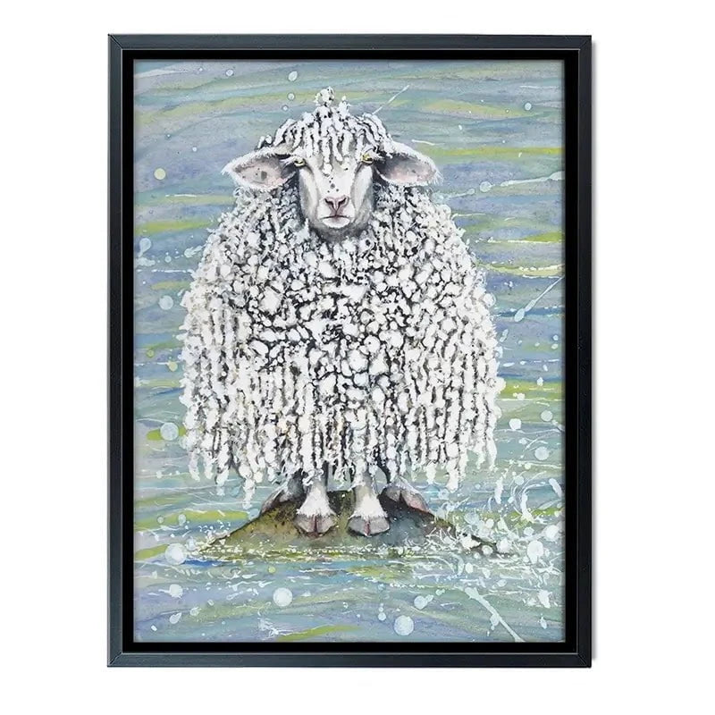 Ethel's Seaside Visit Canvas Print Ethel's Seaside Visit Canvas Print wall art product Maggie Vandewalle - Independent