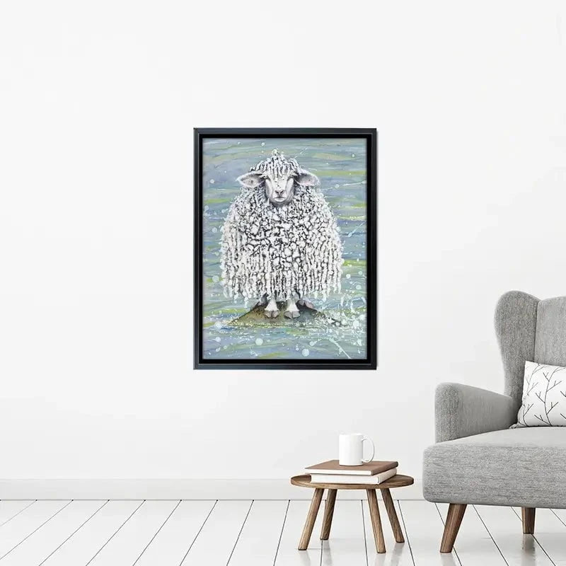 Ethel's Seaside Visit Canvas Print Ethel's Seaside Visit Canvas Print wall art product Maggie Vandewalle - Independent