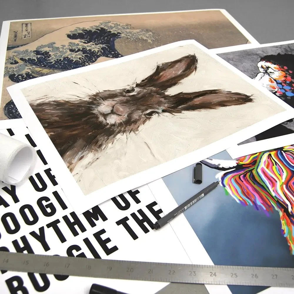 European Hare Art Print European Hare Art Print wall art product Ethan Harper