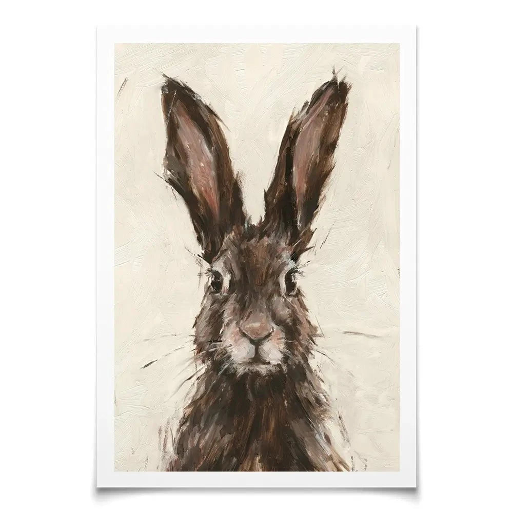 European Hare Art Print European Hare Art Print wall art product Ethan Harper