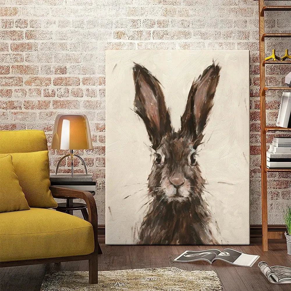 European Hare Canvas Print European Hare Canvas Print wall art product Ethan Harper