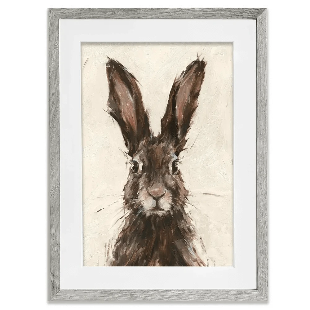 European Hare Framed Art Print European Hare Framed Art Print wall art product Ethan Harper