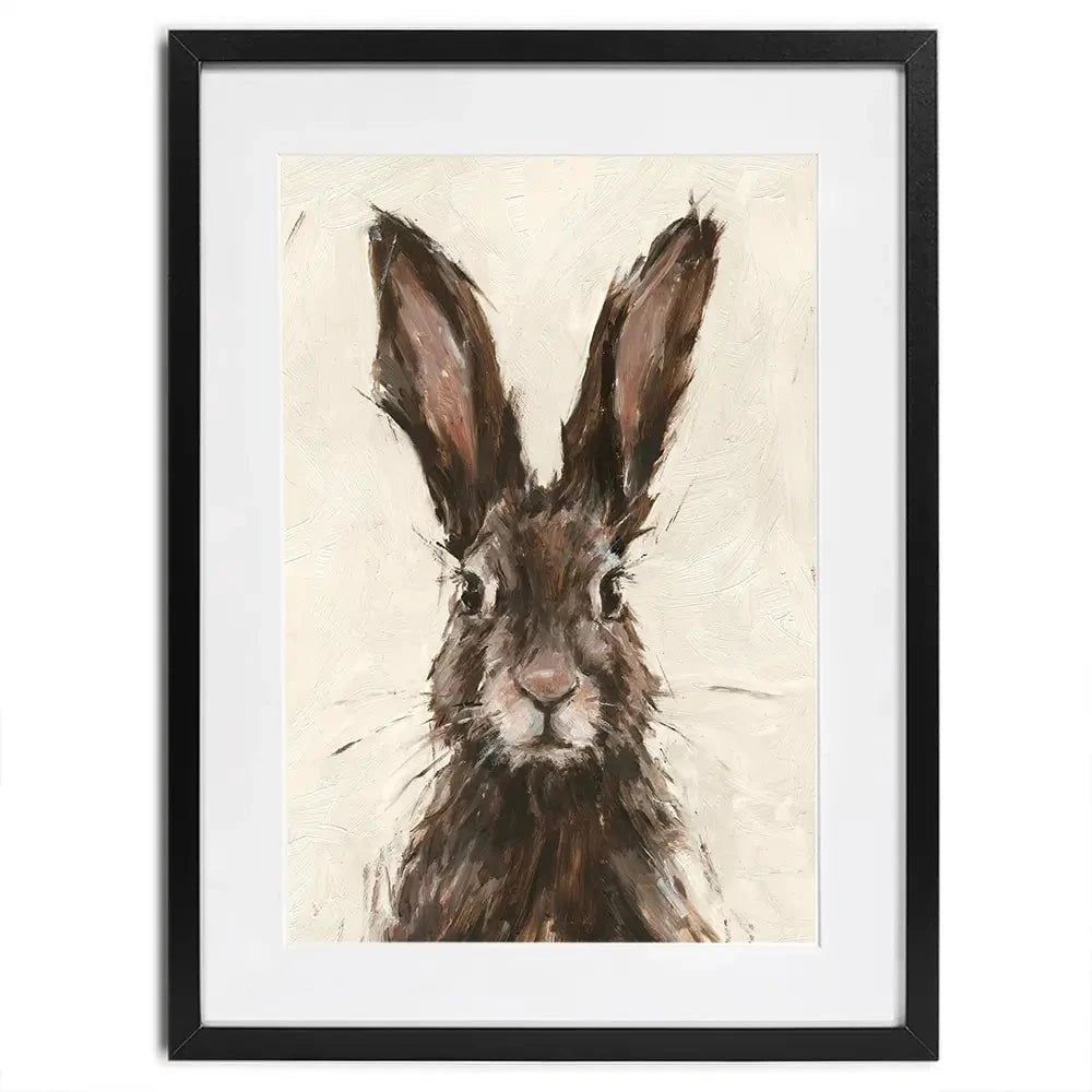 European Hare Framed Art Print European Hare Framed Art Print wall art product Ethan Harper
