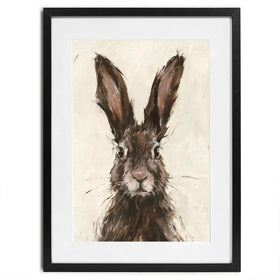 European Hare Framed Art Print European Hare Framed Art Print wall art product Ethan Harper