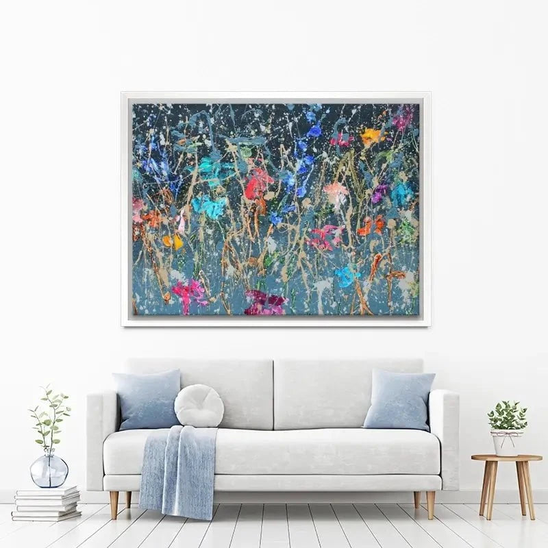 Evening Flowers Canvas Print Evening Flowers Canvas Print wall art product Studio Paint-Ing
