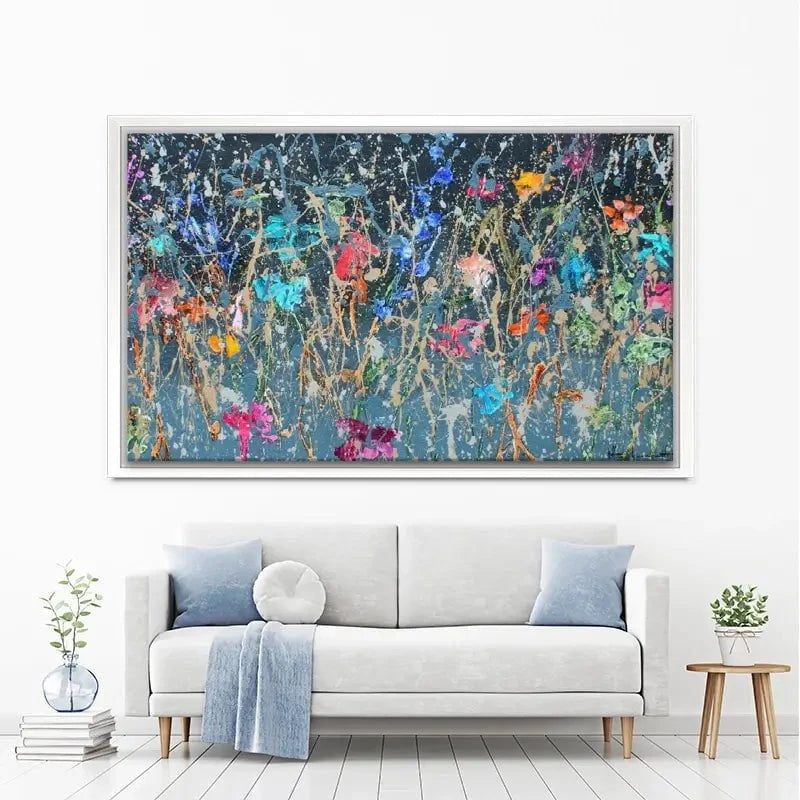 Evening Flowers Canvas Print Evening Flowers Canvas Print wall art product Studio Paint-Ing