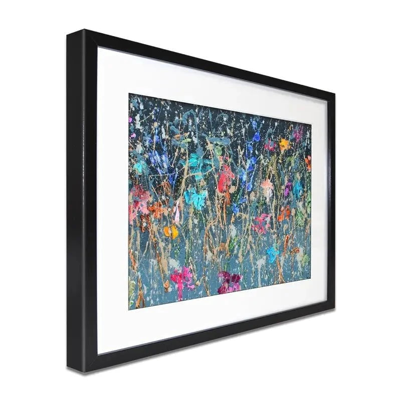 Evening Flowers Framed Art Print Evening Flowers Framed Art Print wall art product Studio Paint-Ing