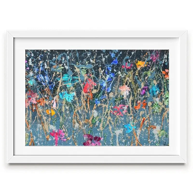 Evening Flowers Framed Art Print Evening Flowers Framed Art Print wall art product Studio Paint-Ing