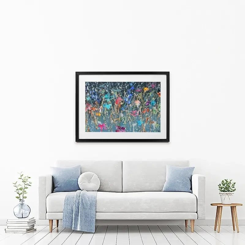 Evening Flowers Framed Art Print Evening Flowers Framed Art Print wall art product Studio Paint-Ing