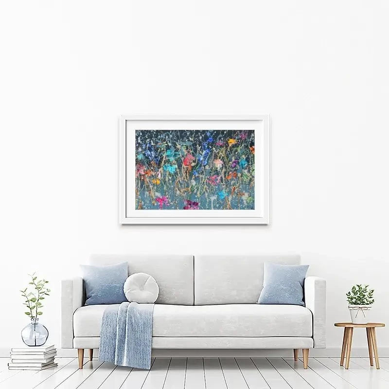 Evening Flowers Framed Art Print Evening Flowers Framed Art Print wall art product Studio Paint-Ing