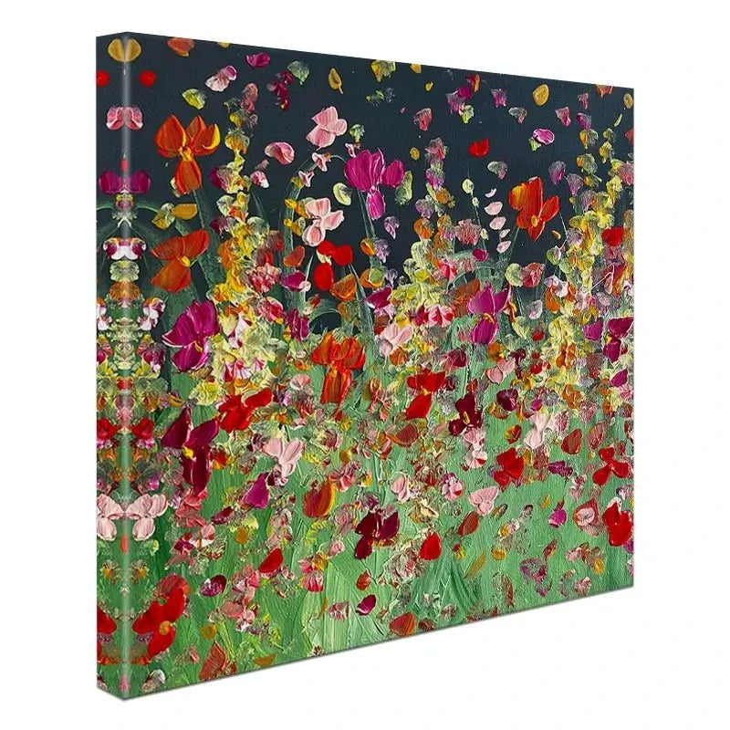 Evening Meadow In Autumn Canvas Print Evening Meadow In Autumn Canvas Print wall art product Charlotte Anna Reed