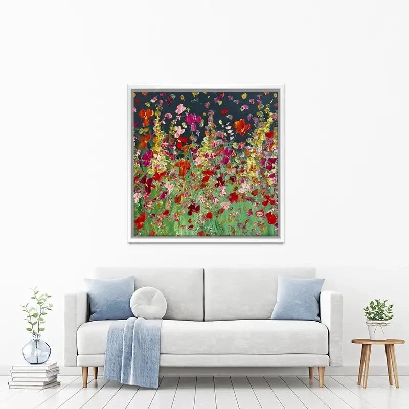 Evening Meadow In Autumn Canvas Print Evening Meadow In Autumn Canvas Print wall art product Charlotte Anna Reed