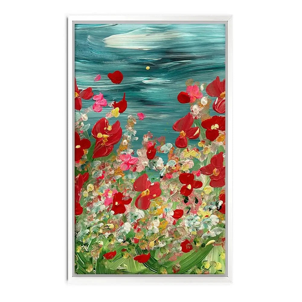 Evening Wildflowers Canvas Print Evening Wildflowers Canvas Print wall art product Charlotte Anna Reed