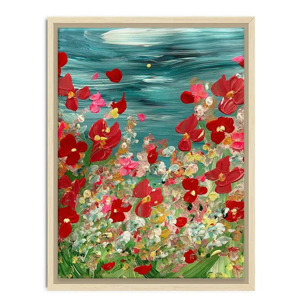 Evening Wildflowers Canvas Print Evening Wildflowers Canvas Print wall art product Charlotte Anna Reed