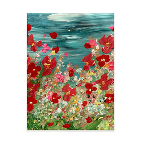 Evening Wildflowers Canvas Print Evening Wildflowers Canvas Print wall art product Charlotte Anna Reed