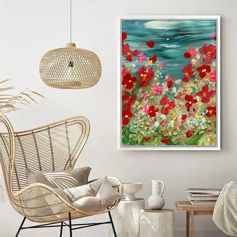 Evening Wildflowers Canvas Print Evening Wildflowers Canvas Print wall art product Charlotte Anna Reed