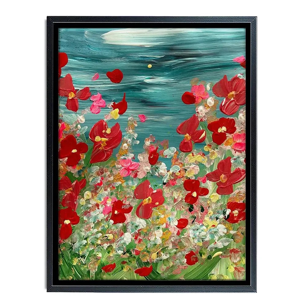 Evening Wildflowers Canvas Print Evening Wildflowers Canvas Print wall art product Charlotte Anna Reed