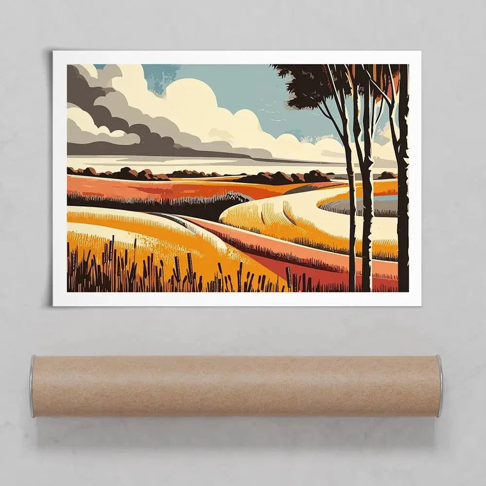 Evenings Road Art Print Evenings Road Art Print wall art product P & M Print Gallery