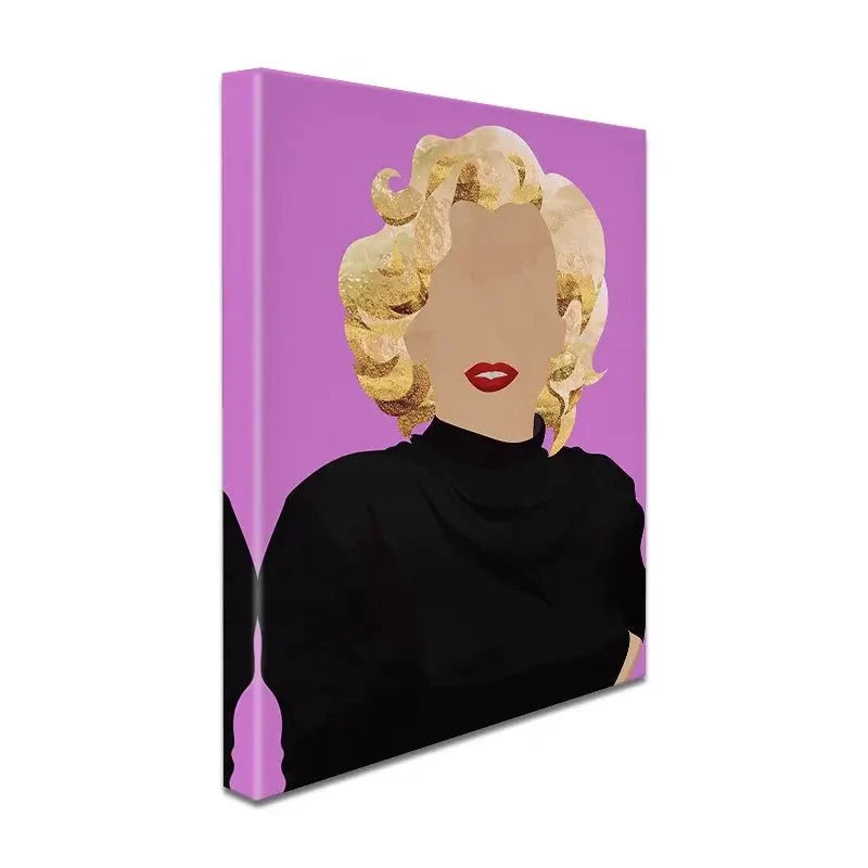 Faceless Marilyn Monroe Canvas Print Faceless Marilyn Monroe Canvas Print wall art product Sarah Manovski