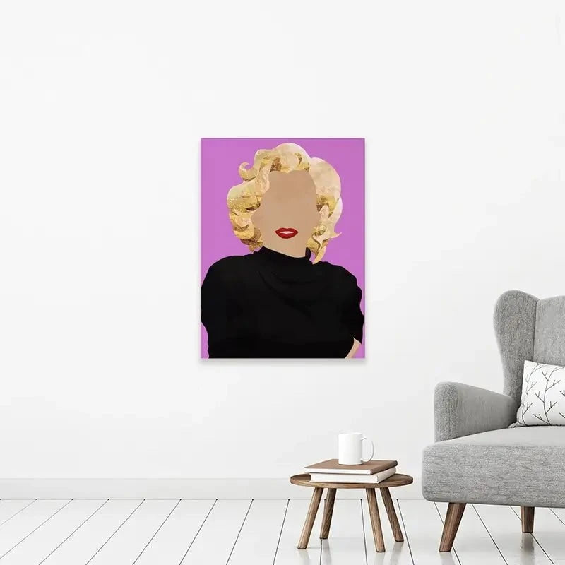 Faceless Marilyn Monroe Canvas Print Faceless Marilyn Monroe Canvas Print wall art product Sarah Manovski