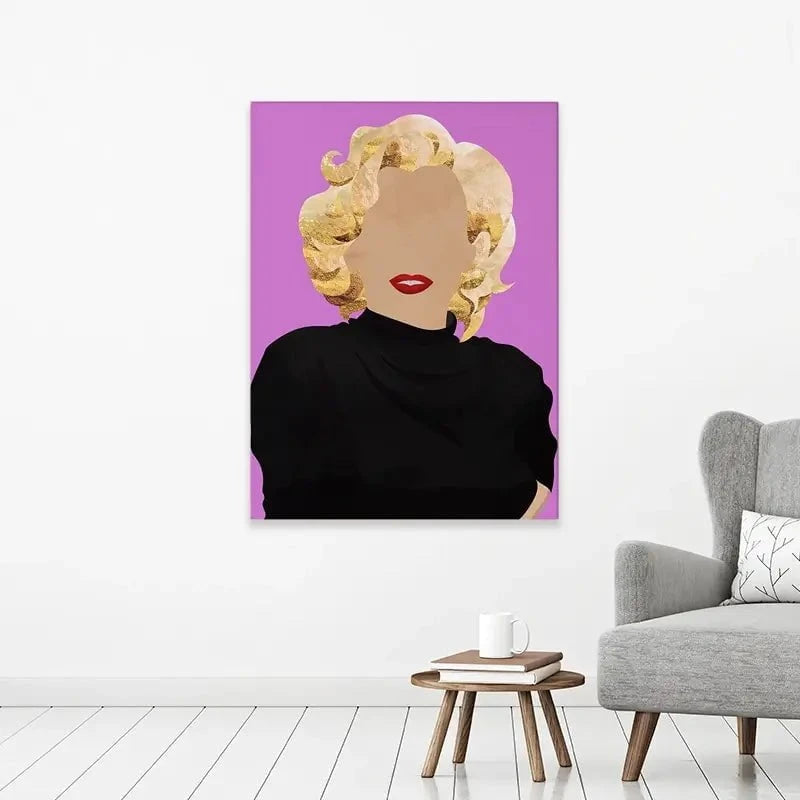 Faceless Marilyn Monroe Canvas Print Faceless Marilyn Monroe Canvas Print wall art product Sarah Manovski