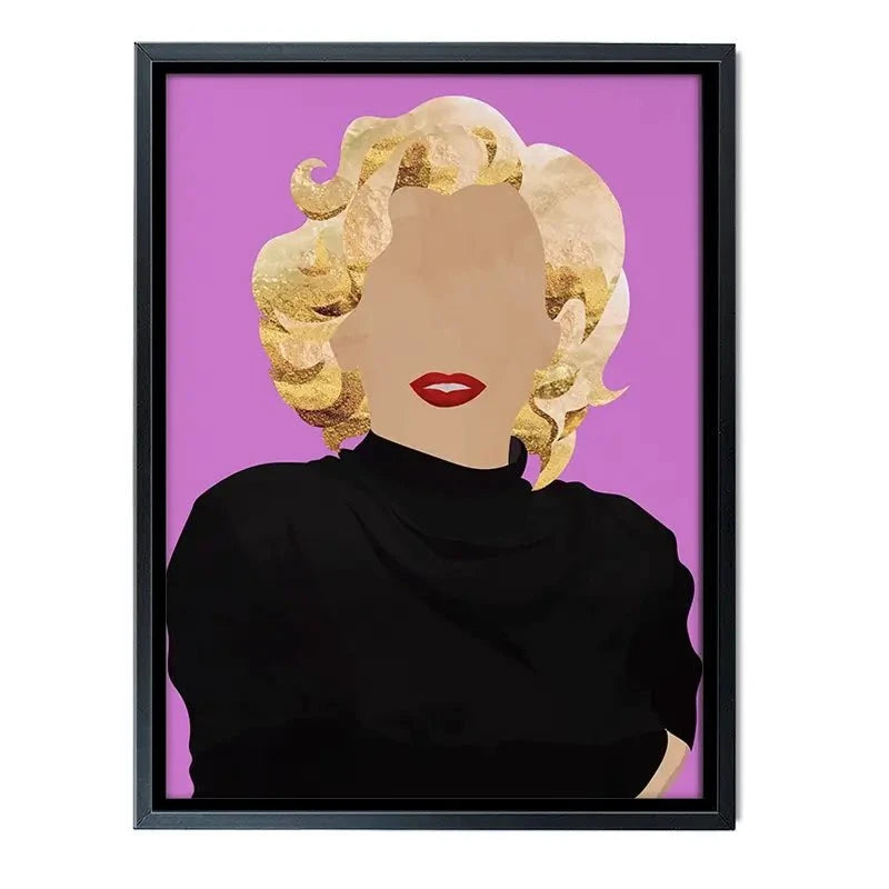Faceless Marilyn Monroe Canvas Print Faceless Marilyn Monroe Canvas Print wall art product Sarah Manovski