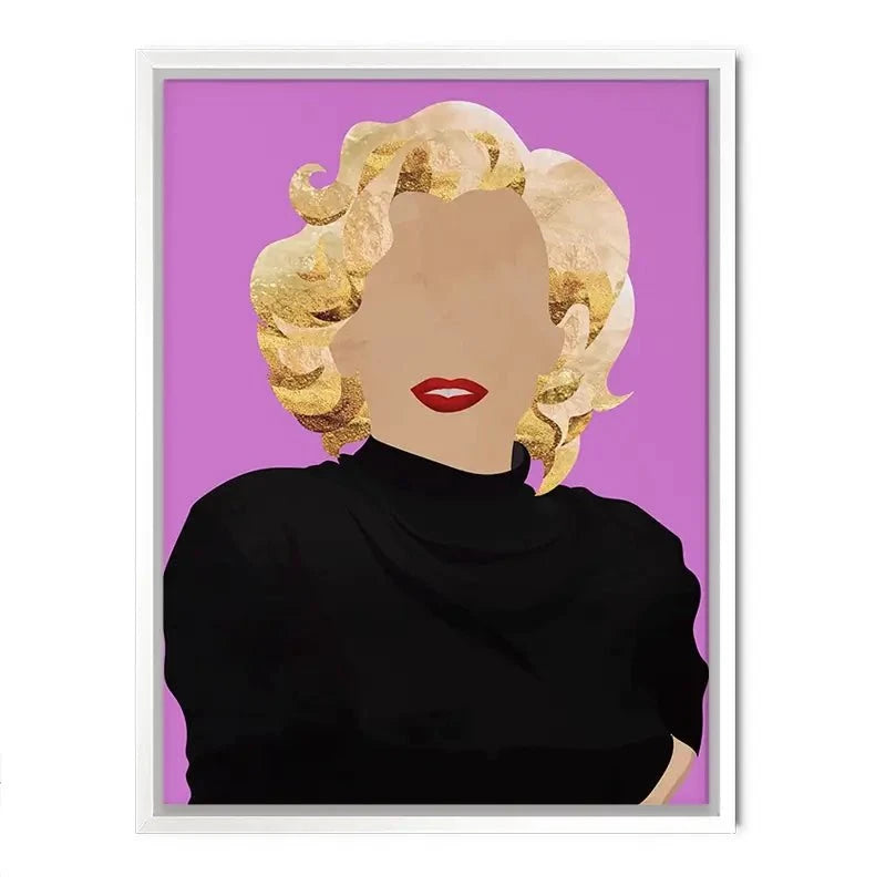 Faceless Marilyn Monroe Canvas Print Faceless Marilyn Monroe Canvas Print wall art product Sarah Manovski