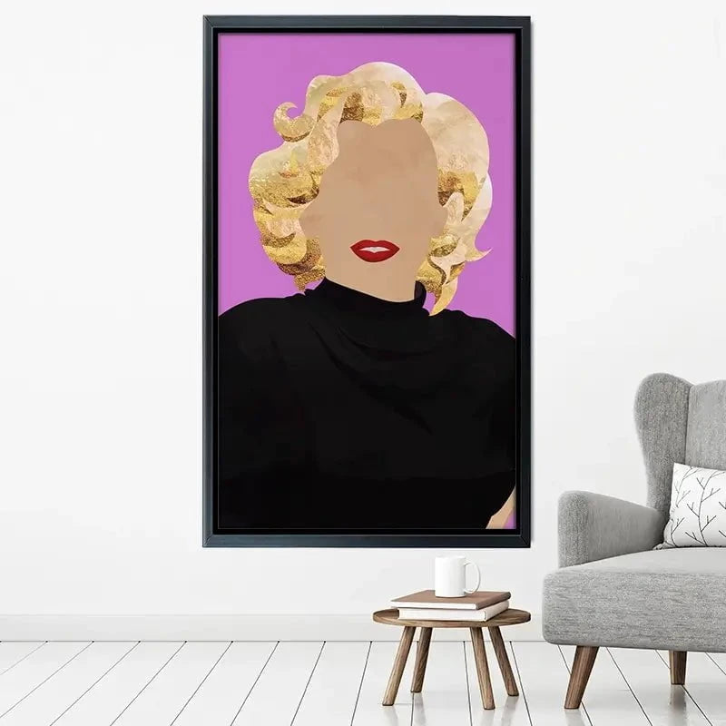 Faceless Marilyn Monroe Canvas Print Faceless Marilyn Monroe Canvas Print wall art product Sarah Manovski