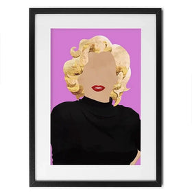 Faceless Marilyn Monroe Framed Art Print Faceless Marilyn Monroe Framed Art Print wall art product Sarah Manovski
