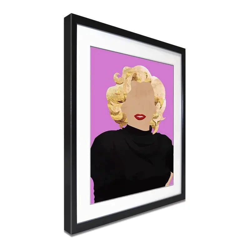 Faceless Marilyn Monroe Framed Art Print Faceless Marilyn Monroe Framed Art Print wall art product Sarah Manovski