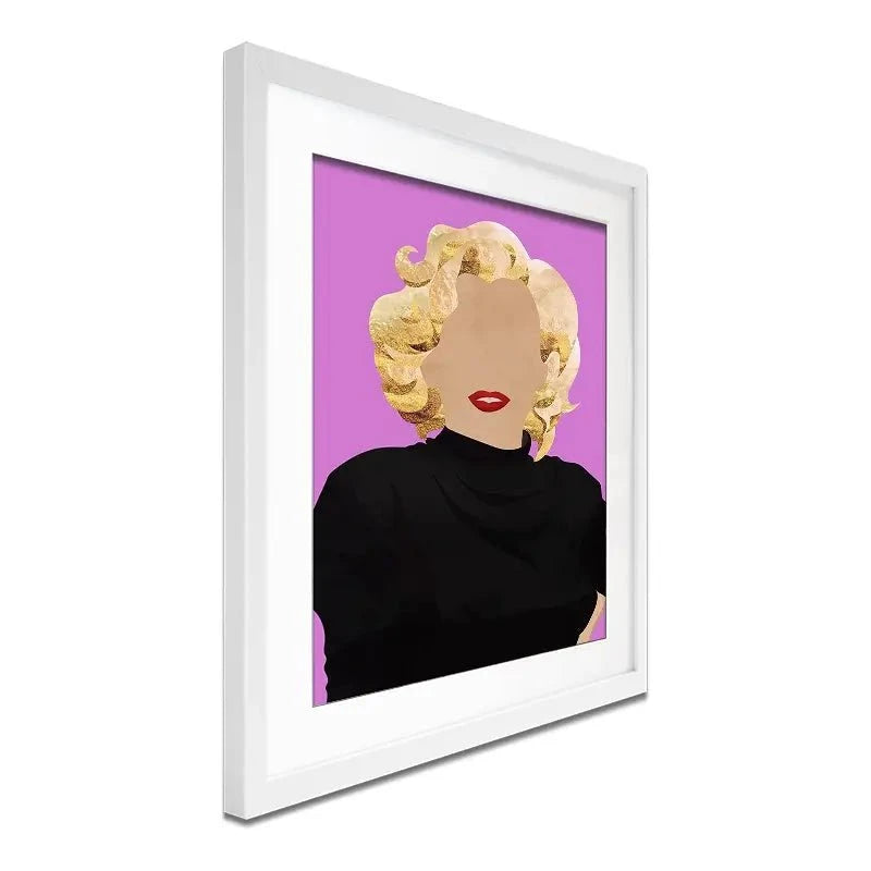 Faceless Marilyn Monroe Framed Art Print Faceless Marilyn Monroe Framed Art Print wall art product Sarah Manovski