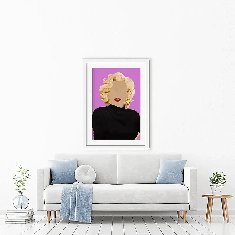 Faceless Marilyn Monroe Framed Art Print Faceless Marilyn Monroe Framed Art Print wall art product Sarah Manovski